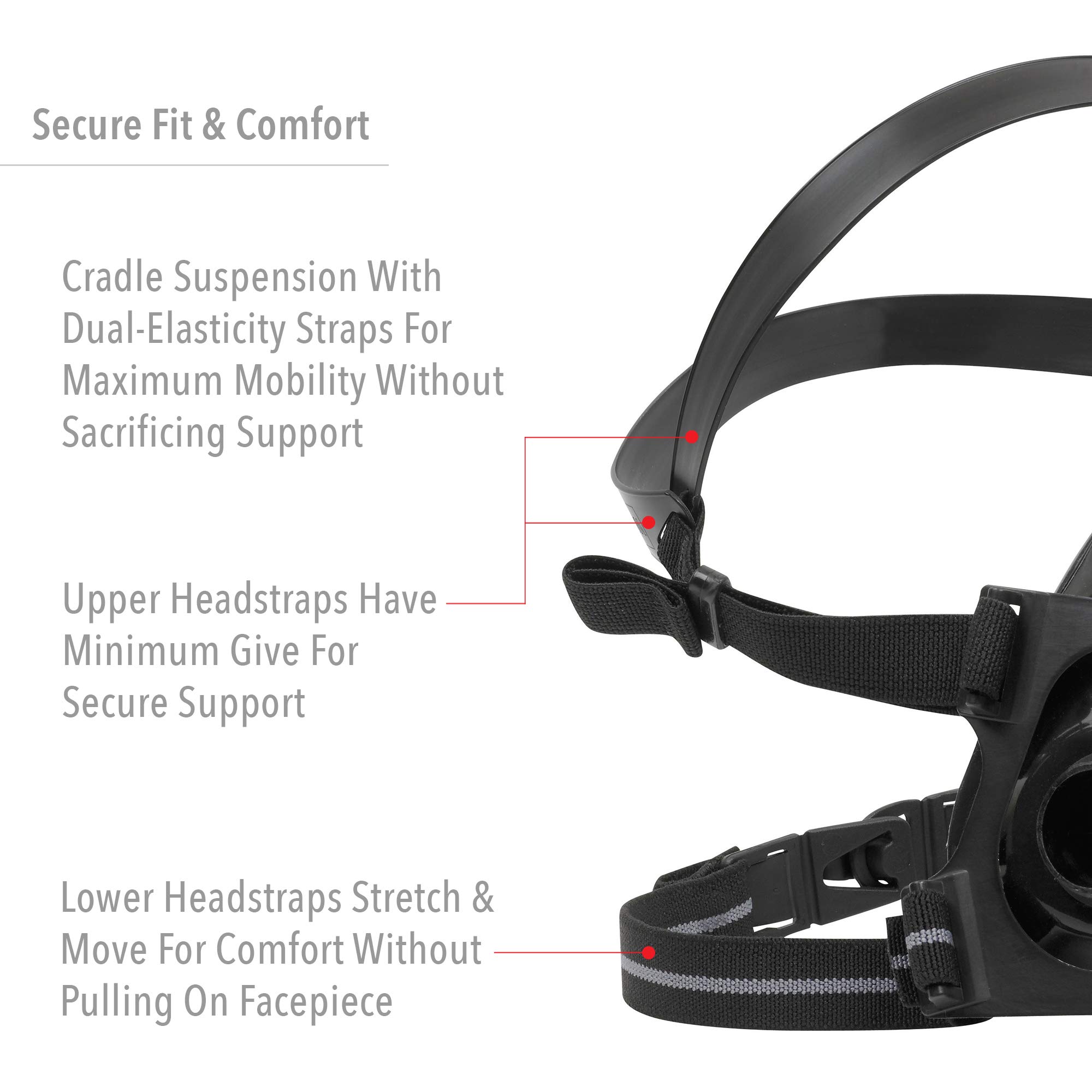 Amazon.co.jp: North Safety 770030L 7700 Series Silicone Half Mask